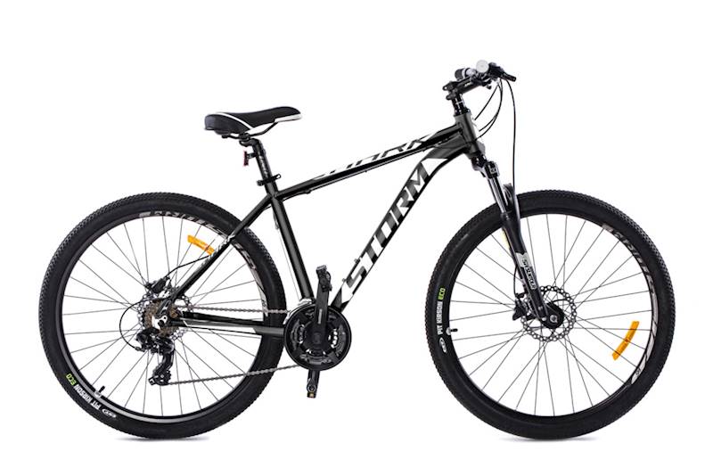 ROWER STORM SHARK 29" 2D 19" czarno biały połysk