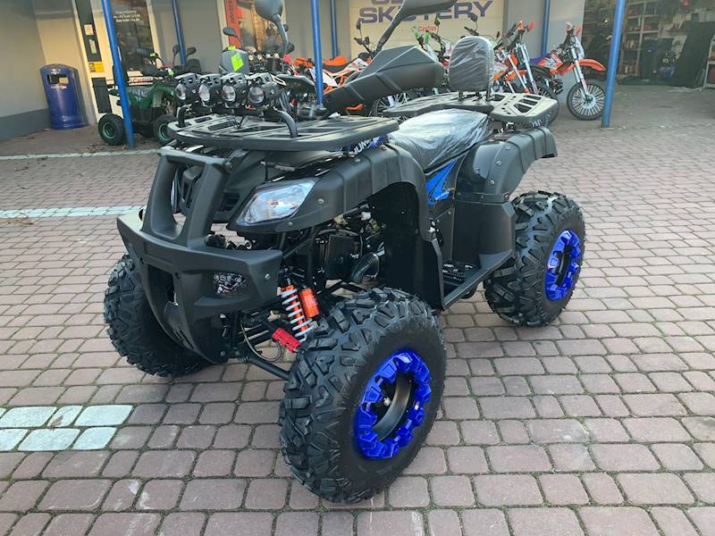 QUAD XTR 010/10  PRO 200cc 1+1 czarno-niebieski 