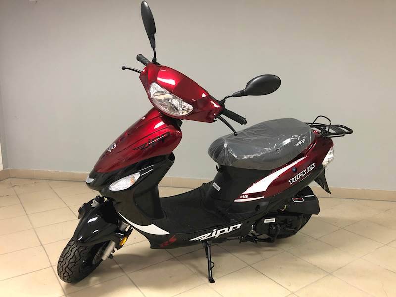 SKUTER ZIPP TOPS RS 2020 CZARNO-CZERWONY