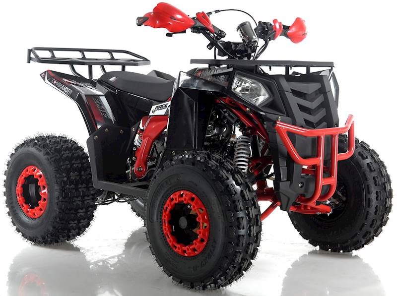 QUAD APOLLO COMMANDER + 8" 125cc 1+1 CZARNO-CZERW.