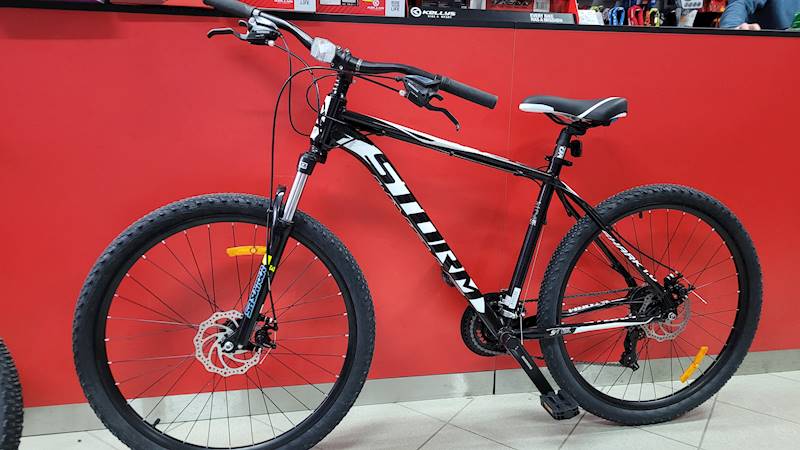 ROWER STORM SHARK 27,5" 1.0 19" 2xMD CZARNO-BIAŁY