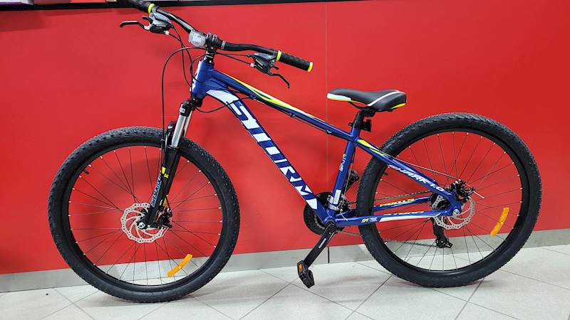 ROWER STORM SHARK 27,5" 1.0 15" 2xMD NIEB-BIAŁ-ŻÓ