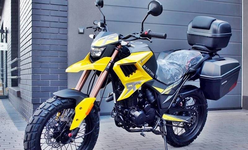 MOTOCYKL BARTON HYPER  MH250GY-15A  2020 CZAR.-ŻÓŁ