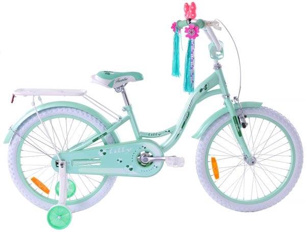 ROWER FUZLU 20" LILLY miętowo-biały