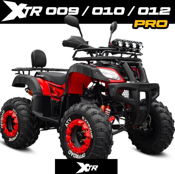 QUAD XTR 009/10 PRO 150cc 3+1 czerwony