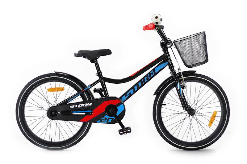ROWER STORM ROCKET 20" 1B CZARNO-CZERW-NIEB.