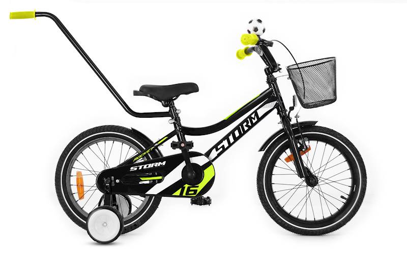 ROWER STORM ROCKET 16" 1B CZARNO-ŻÓŁTO-BIAŁY