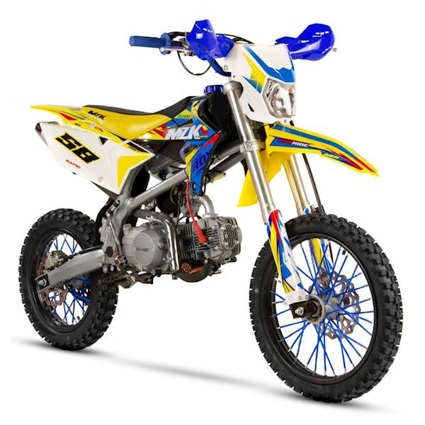 CROSS ASIX MZK 125cc 17/14" e-start NIEB-ŻÓLT
