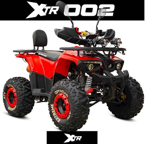QUAD XTR 002/8 PRO 125cc 3+1 CZARNO-CZERWONY