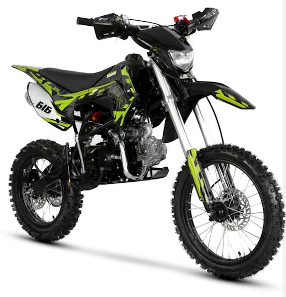 CROSS XTR 616 17/14"  E-START CZARNO-LIMONKOWY