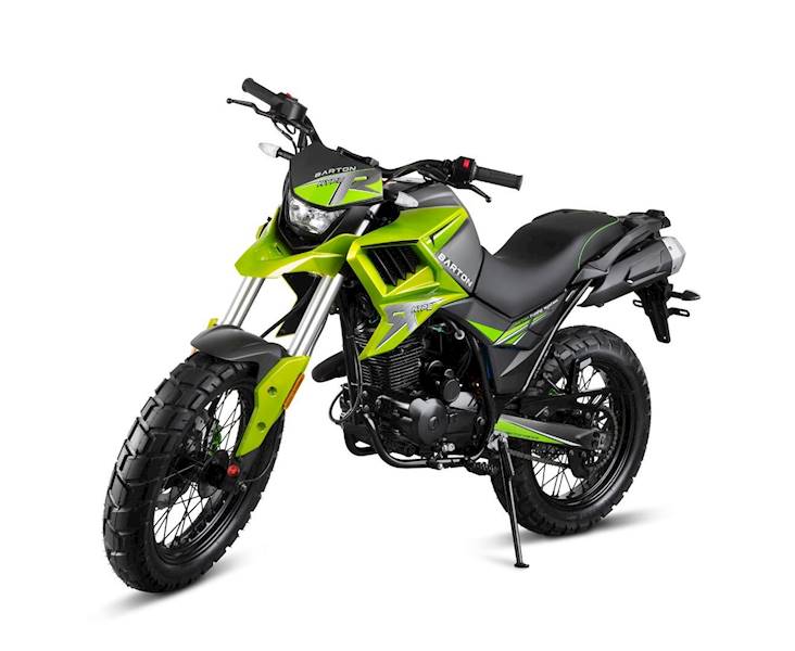 MOTOCYKL BARTON HYPER 125 2023 CZARNO-ZIELONY