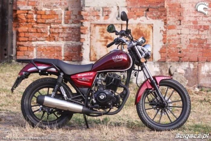 MOTOCYKL BARTON CLASSIC 125cc 2023 CZERWONY