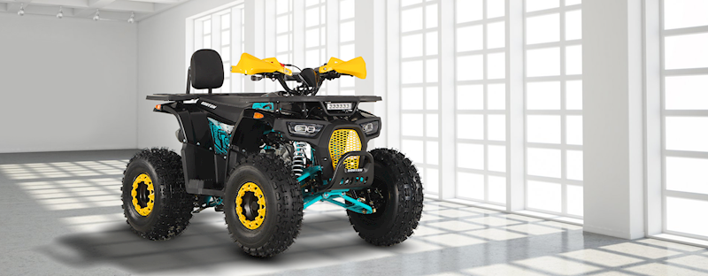 ATV BARTON RAPTOR 125 CZARNO/NIEBIESKO/ŻÓŁTY