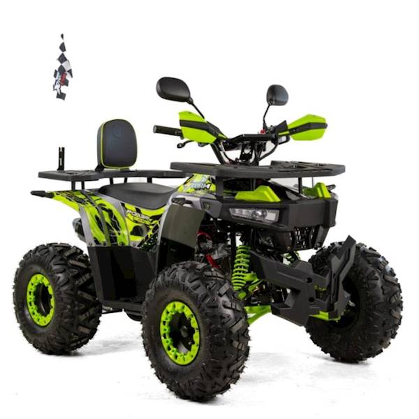 QUAD XTR 017/8 PRO STORM 125 3+1 SZARO-LIMONKOWY