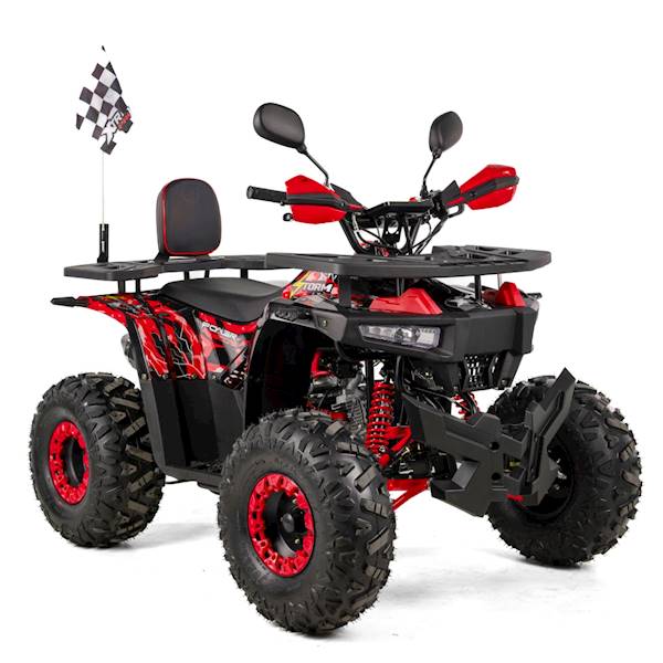 QUAD XTR 017/8 PRO STORM 125 1+1 CZARNO-CZERWONY