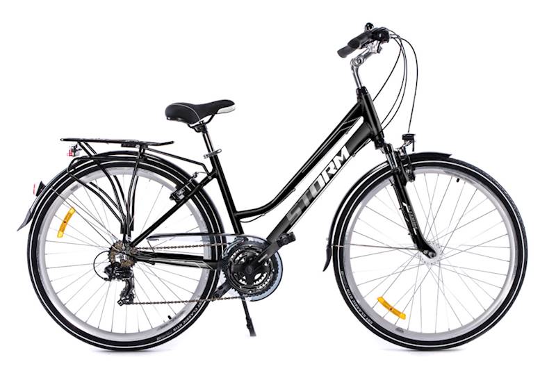 ROWER STORM MARATHON 2.0 28" 17" D CZARNY + MIĘTA