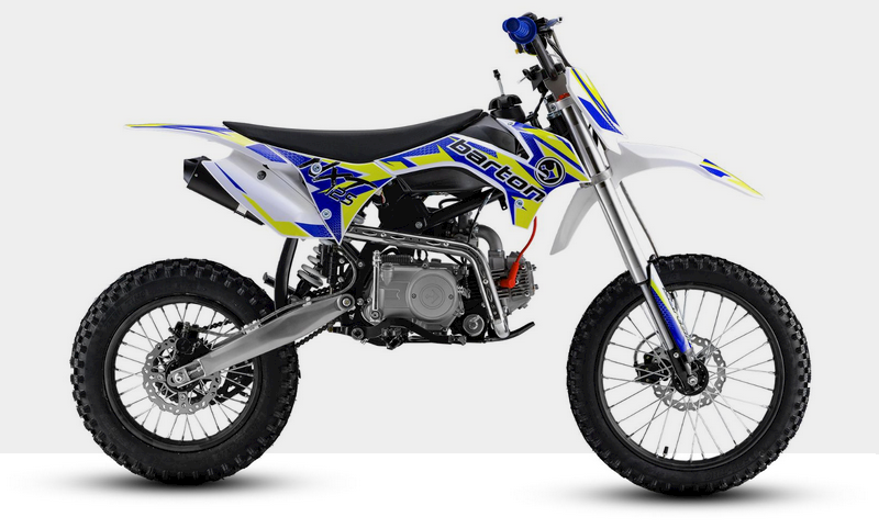CROSS BARTON NXT 125CC 17/14 2025 NIEBIESKI FLUO
