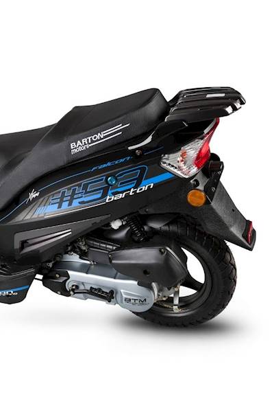 SKUTER BARTON FALCON 50 2026 CZARNO-NIEBIESKI