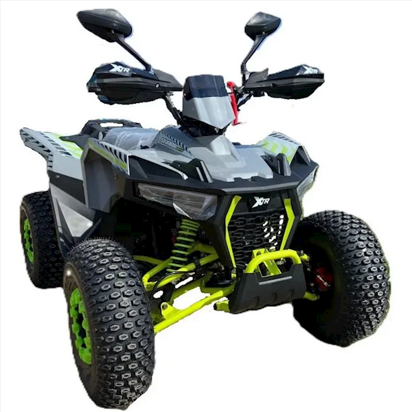QUAD XTR 022/8 PRO SHARK 125 1+1 SZARO-LIMONKOWY