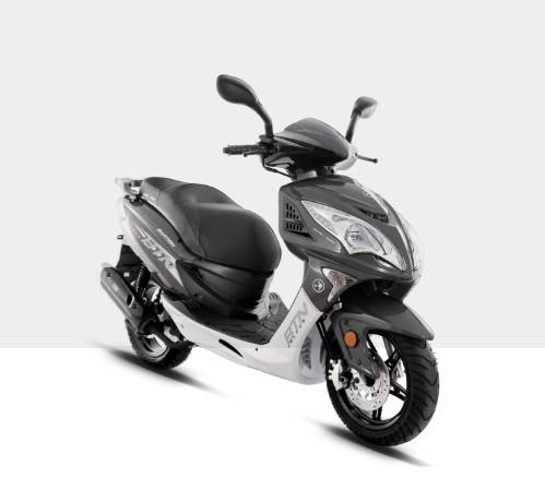 SKUTER BARTON FALCON 50 2026 GRAFITOWO-BIAŁY