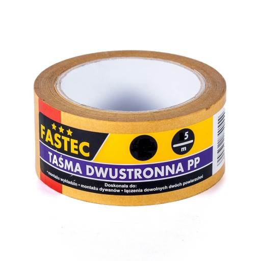 Taśma dwustronna 38mm x 25m FASTEC