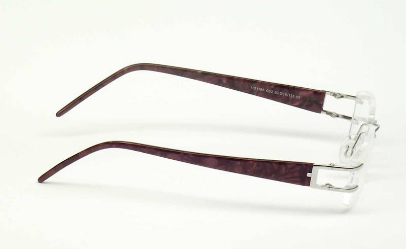 Oprawa okularowa VD1105 C02 Verdi - srebro/purpura