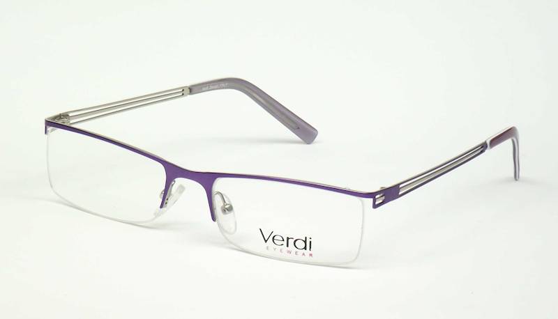 Oprawa okularowa VD1116 C02 Verdi - purpura/srebrn