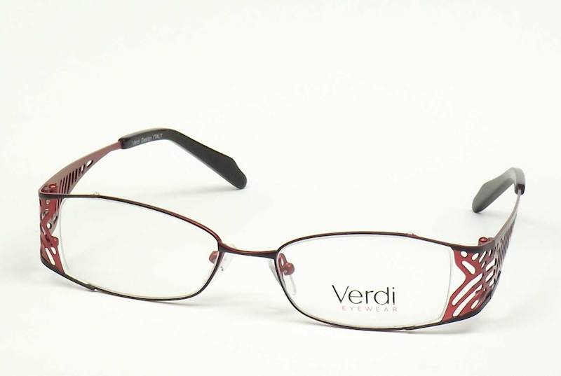 Oprawa okularowa VD1403 C01 Verdi - czarny/czerwon