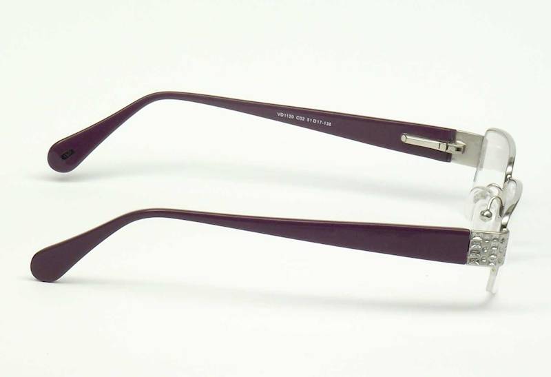 Oprawa okularowa VD1120 C02 Verdi - srebro/purpura