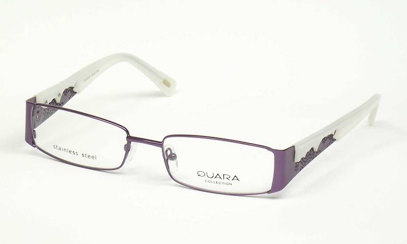 Oprawa okularowa QR1005 C02 Quara - purpura/beż
