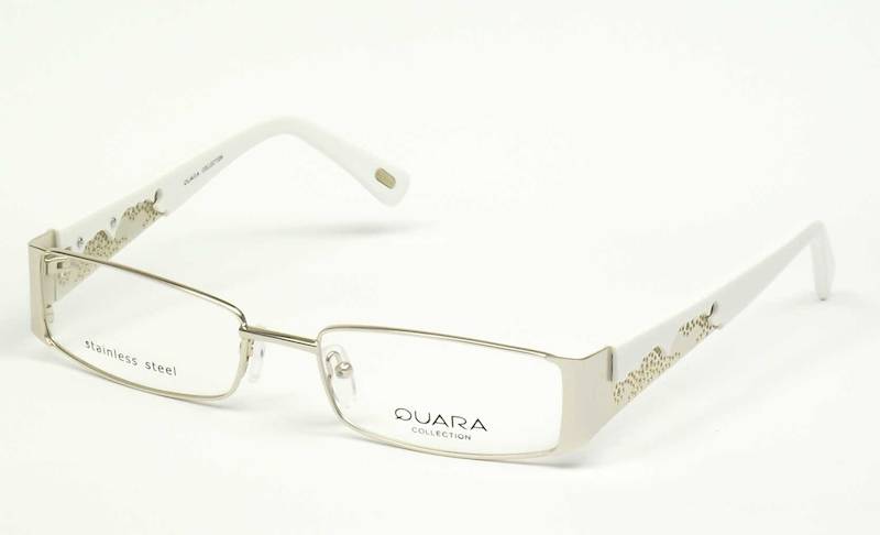 Oprawa okularowa QR1005 C01 Quara - złoty/biały
