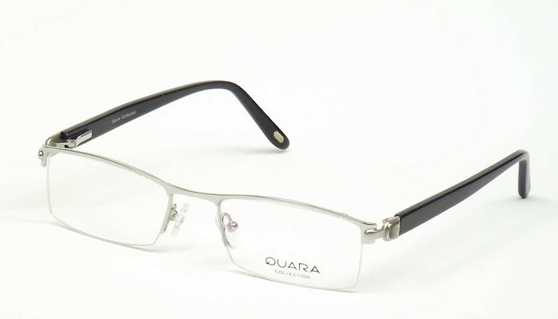 Oprawa okularowa QR1203 C02 Quara - srebro/czarny