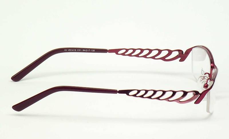 Oprawa okularowa VD1419 C01 Verdi - burgund/wrzos