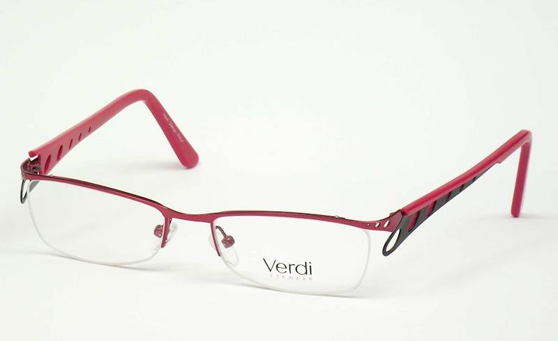 Oprawa okularowa VD1415 C02 Verdi - burgund/czarny