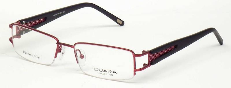 Oprawa okularowa QR1015 C03 Quara - burgund/czarny