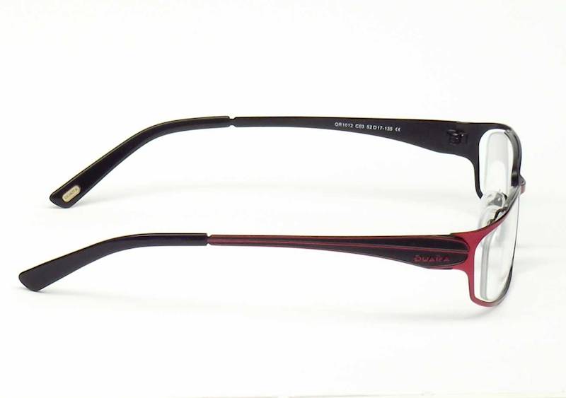 Oprawa okularowa QR1012 C03 Quara - burgund/czarny
