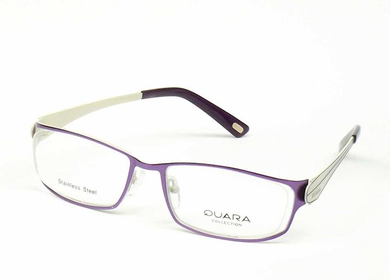 Oprawa okularowa QR1012 C02 Quara - fiolet/beż