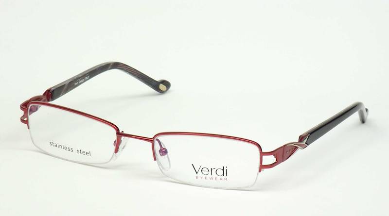 Oprawa okularowa VD1147 C01 Verdi - burgund/czarny