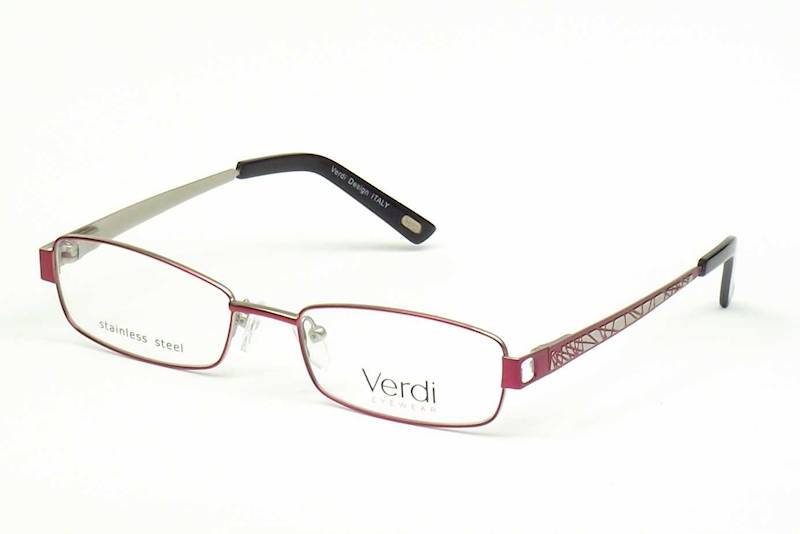 Oprawa okularowa VD1145 C02 Verdi - burgund/srebro