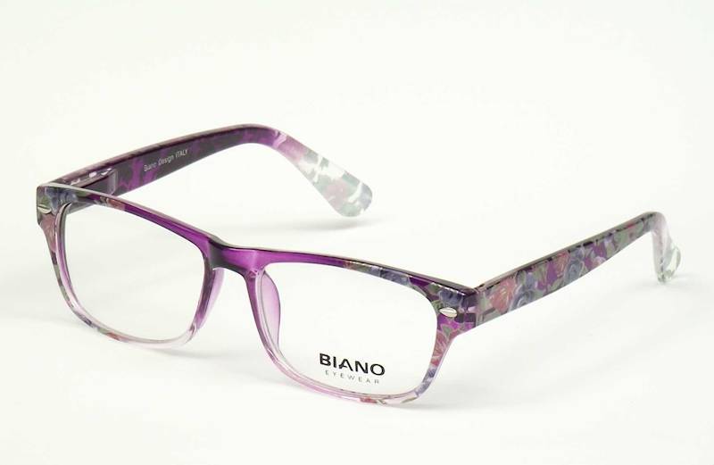 Oprawa okularowa BN1104 C01 Biano - fiolet+kwiatki