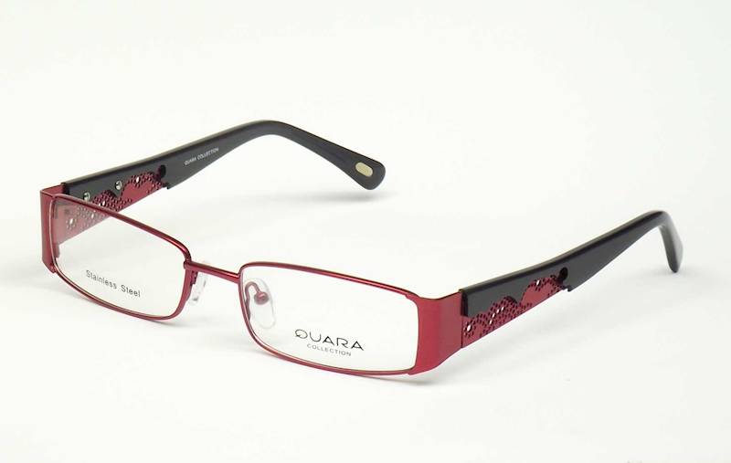 Oprawa okularowa QR1005 C04 Quara - burgund/c.siwy