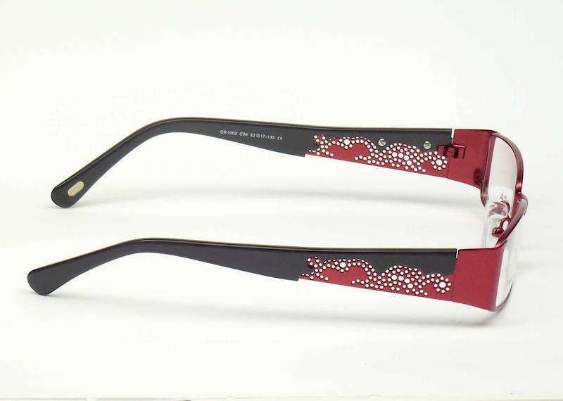 Oprawa okularowa QR1005 C04 Quara - burgund/c.siwy
