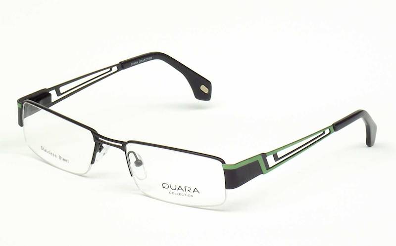 Oprawa okularowa QR1003 C04 Quara - czarny/zielony