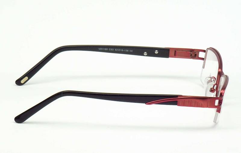 Oprawa okularowa VD1160 C03 Verdi - burgund/czarny