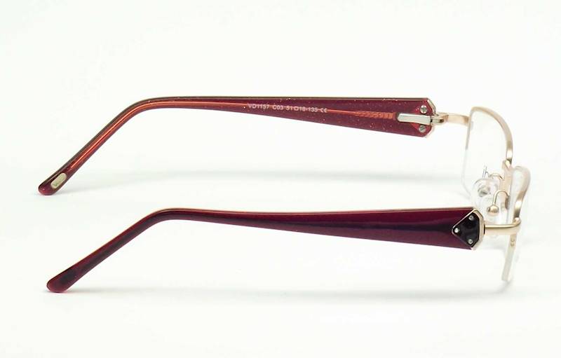 Oprawa okularowa VD1157 C03 Verdi - złoto/burgund