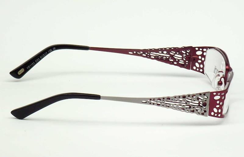 Oprawa okularowa VD1153 C03 Verdi - burgund/srebro