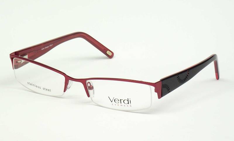 Oprawa okularowa VD1150 C02 Verdi - burgund/czarny