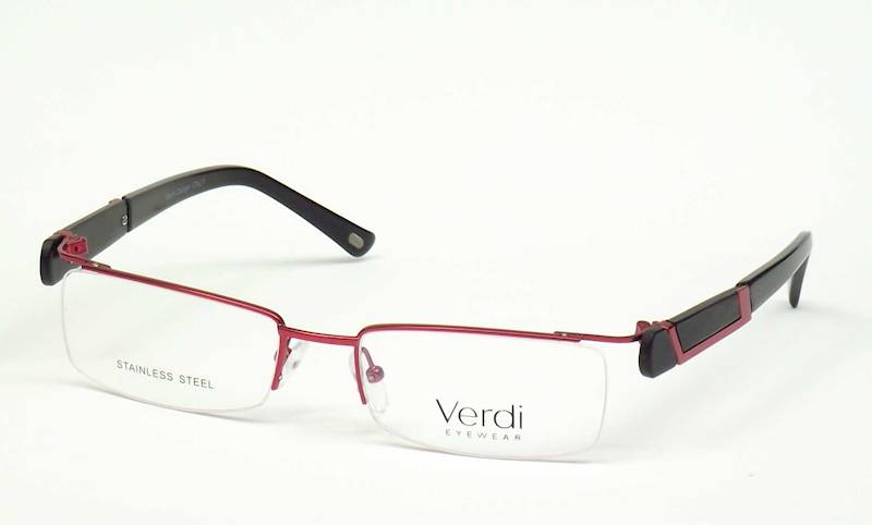 Oprawa okularowa VD1225 C02 Verdi - burgund/czarny