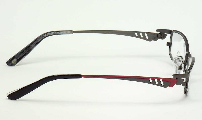 Oprawa okularowa VD1224 C03 Verdi - gun/czerwony