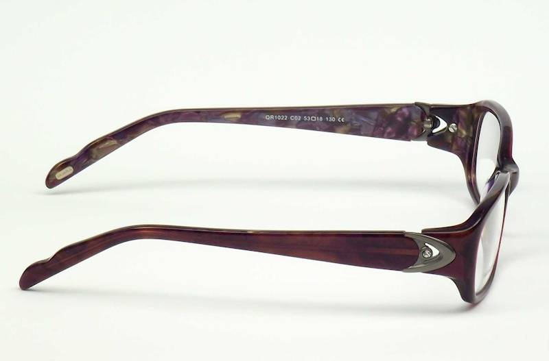 Oprawa okularowa QR1022 C02 Quara - burgund/fiolet